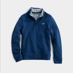 New with tags Boys size L Vineyard Vines Navy 1/4 zip